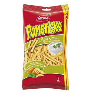 ลอเร้นจ์พอมสติ๊กส์ซาวครีม100ก. SOUR LORENZ POMSTICKSCREAM100G.