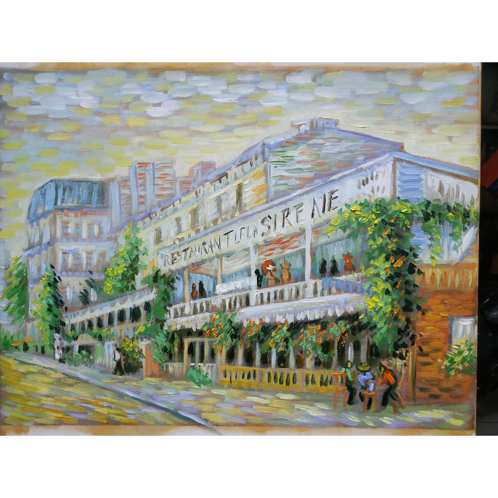 ภาพวาดสีน้ํามันมือทาสี 30x40ซม. - ฤดูร้อน 1888 (แวนโก๊ะ)