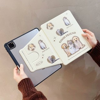 เคสอะคริลิคแข็ง ลายสุนัข และแมวน่ารัก สําหรับ IPad Mini6 IPad5 6 7 8 9 Air Air1 Air2 Air3 Air4 Air5 10.9 นิ้ว Pro10.5 Pro11 Pro12.9 2018 2020 2021 2022