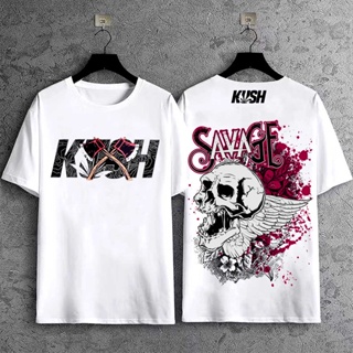KUSH Devil Angel T Shirt Design Print Plus Size Clothing Men T Shirt_01