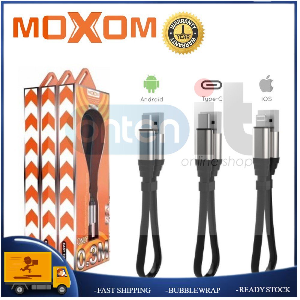 MOXOM CC57 2.4A Fast Powerbank สายชาร์จเร็ว