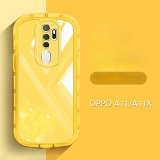 เคสโทรศัพท์มือถือ ซิลิโคนนิ่ม กันกระแทก สําหรับ OPPO A11 A5S A7 A12 A5 A9 A52 A72 A92 F11 F9 Pro Reno 4 4G 2020