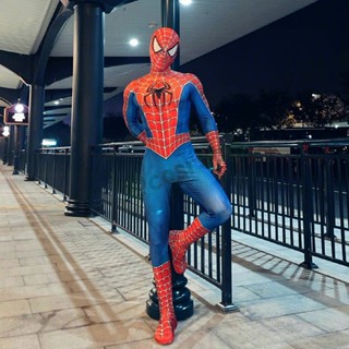 ชุดจั๊มสูทคอสเพลย์ Spider-Man tobey Maguire Superhero Zentai เหมาะกับปาร์ตี้ฮาโลวีน สําหรับเด็ก และผู้ใหญ่