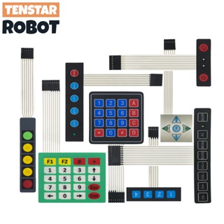 1x4 4x4 4x5 ปุ่มกดแป้นพิมพ์ สวิตช์สัมผัสเมทริกซ์อาร์เรย์ กันน้ํา Arduino 1*4 4*4 4*5 16 ปุ่มกด