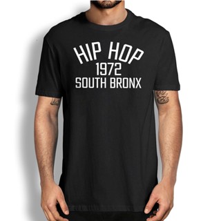 เสื้อยืด พิมพ์ลายกราฟฟิค South Bronx สไตล์ฮิปฮอป 1972