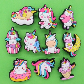 ของแท้ จี้การ์ตูนม้ายูนิคอร์น My Little Pony Jibbitz Jibits Croc Pin Jibitz Croc Charm ของตกแต่งรองเท้า สําหรับผู้หญิง