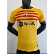 เสื้อกีฬาแขนสั้น ลายทีมชาติฟุตบอล Barcelona 3rd 2223 ชุดเยือน