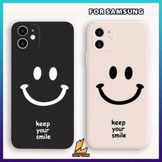 เคสซิลิโคนนิ่ม ลายหน้ายิ้ม สําหรับ SAMSUNG A02 A02S A03 A03S A10 A10S A11 M10 M11 A12 A13 A23 A21S A20 A22 A30 A50 A32 A51 A52 เคส 2023