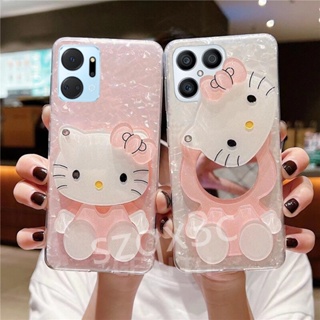 ใหม่ เคสโทรศัพท์มือถือ ซิลิโคนนิ่ม TPU ใส ลาย KT น่ารัก แวววาว แฟชั่น สําหรับ Huawei Honor X9a X9 X7a X7 X8 X6 5G 4G HONORX9A 2023