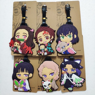 ใหม่ ป้ายแท็ก ลายการ์ตูนอนิเมะ Demon Blade Series สําหรับติดกระเป๋าเดินทาง  luggage tag แท็กกระเป๋าเดินทาง แท็กกระเป๋า tag กระเป๋าเดินทาง