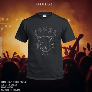 GILDAN Fever 333 BAND เสื้อยืดผ้าฝ้าย 100% พิมพ์ลายกราฟิก UNISEX