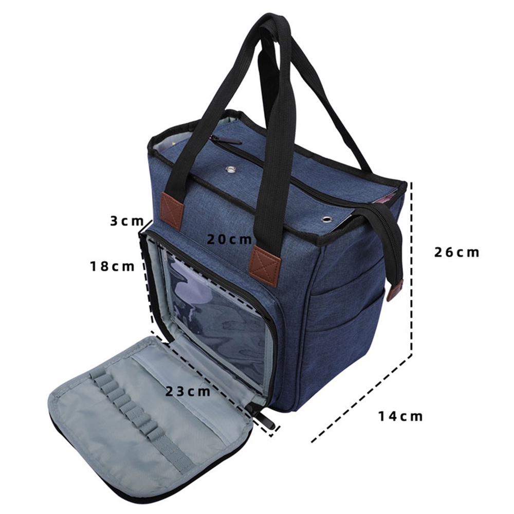 กระเป๋าเก็บเข็มถักโครเชต์ แบบมือถือ DIY