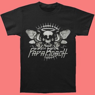 Crop T-Shirt Short Sleeve Skull Print Papa Roach Snake Plus Size XS-6XL For Men Gift_02