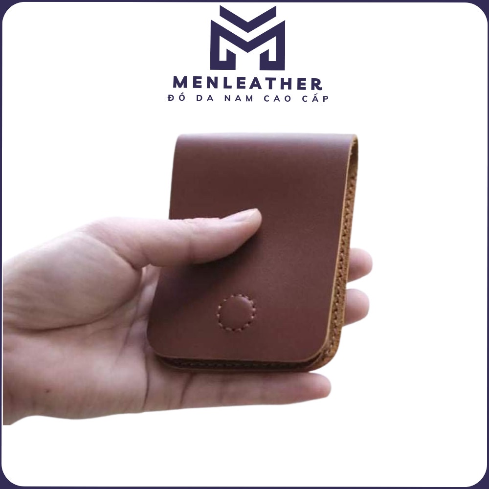 โลตัสกระเป๋าสตางค์3/มินิกระเป๋าสตางค์สําหรับผู้ชายและผู้หญิงแฮนด์เมดหนังวัวขนาดกะทัดรัดและสะดวกแฟชั่น 2025