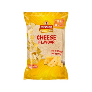 มิชชั่นชิปส์รสชีส MISSION 65 กรัมCHEESE TORTILLA CHIPS65G