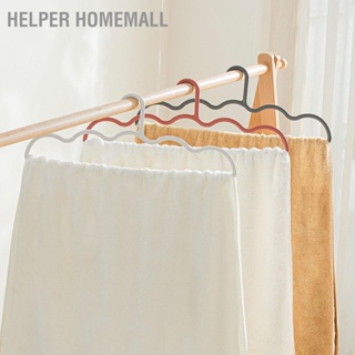  Helper HomeMall 3 ชิ้นเสื้อผ้าหยักไม้แขวนเสื้อไม่ลื่นไม่มีเครื่องหมายครัวเรือนหนาไม้แขวนเสื้อเสื้อผ้าสำหรับแผ่นเตียง