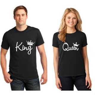 【2023】AT 【In-stock❤️】1Pcs ValentineS Day Gift Couple T-shirt King&amp;Queen BMRW_06