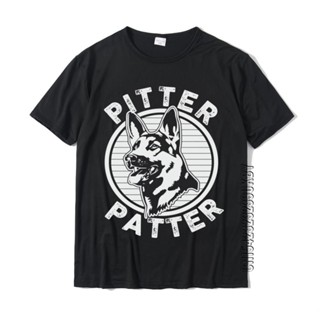 Funny Pitter Patter Dog German Shepherd Dog Rescue Woof Discount Design Tops Tees Cotton T_04