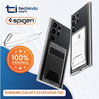 เคส Samsung Galaxy S23 Ultra Plus Spigen Crystal Slot Card Holder TPU