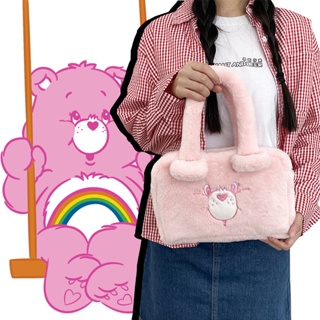 IQ Angel กระเป๋าถือเด็ก carebears กระเป๋าตุ๊กตาหมี กระเป๋าใส่เหรียญน่ารักของสาวๆ ความจุสูง