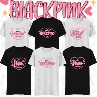  ใหม่เอี่ยมเสื้อยืด blackpink แบล็คพิ้ง ลิซ่า lisa เลือกสีเสื้อทางแชท