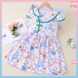 Girls dress summer Korean style Babys suspender skirt new childrens clothing cotton silk princess summer clothing middle childrens dress