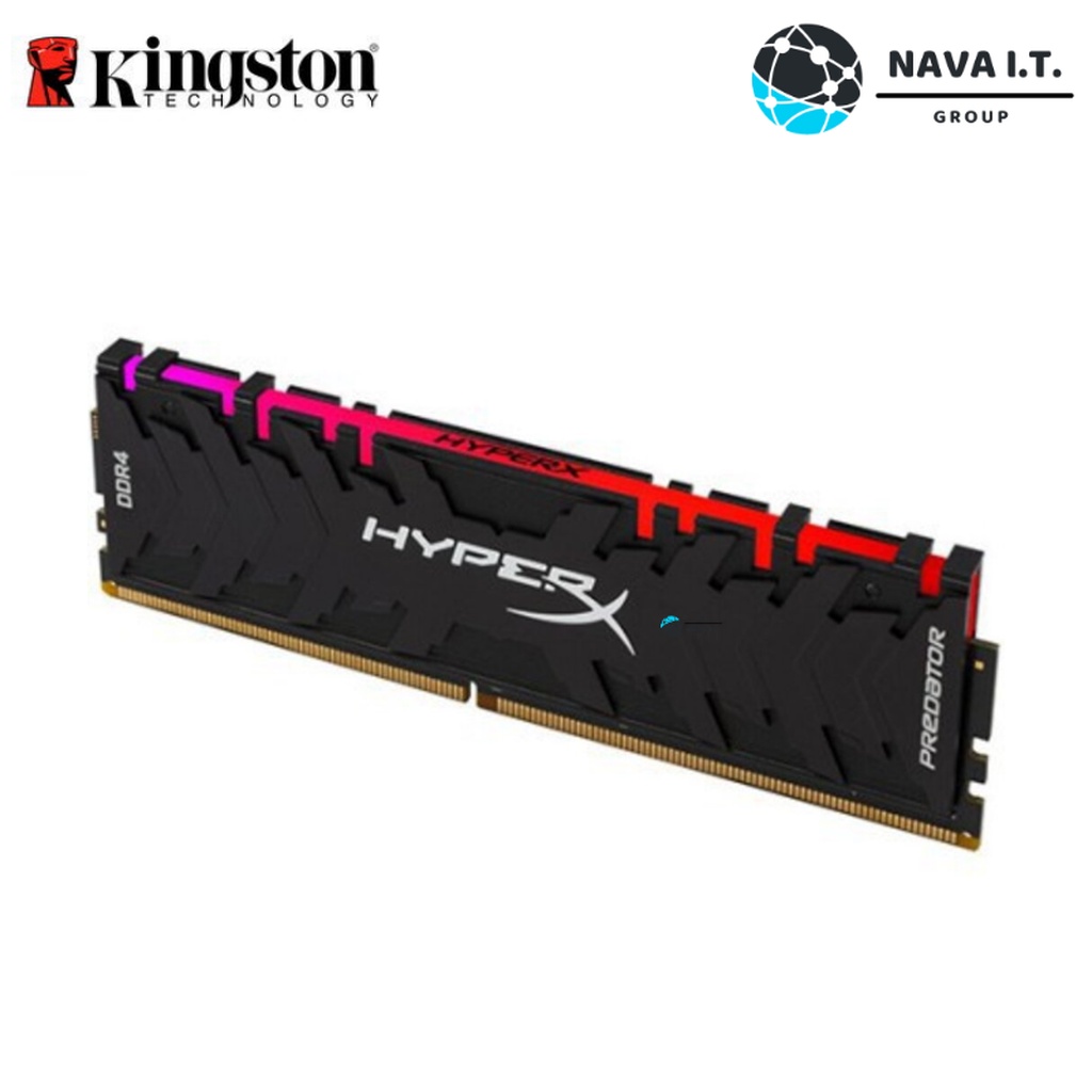 ⚡️กรุงเทพฯด่วน1ชั่วโมง⚡️ KINGSTON HYPERX RAMแรมพีซี 8GB 1X 8GB 2933MHZ DDR4 PREDATOR RGB HX429C15PB3A8 ประกัน LT