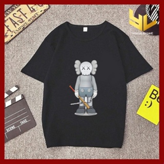 &lt;YL Vogue&gt; Kaws Bearbrick/Oversize/Couple/Plus Size/Baju/Unisex/TShirt Perempuan/T-Shirt Lelaki/Couple/Cotton/衣服_05