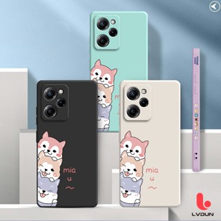 เคส Poco X5 Pro 5G Poco X5 5G Poco X3 Poco X3 GT 5G Poco X3 Pro X3 NFC Poco X4 Pro 5G Poco X4 GT 5G Cute Dog Soft Case 2B-GG