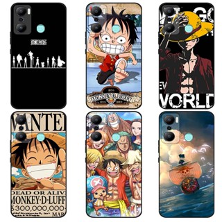 เคส Infinix Hot 20 Play X6825 Case การ์ตูน One Piece เคสซิลิโคน Soft TPU โทรศัพท์มือถือ Back เคส