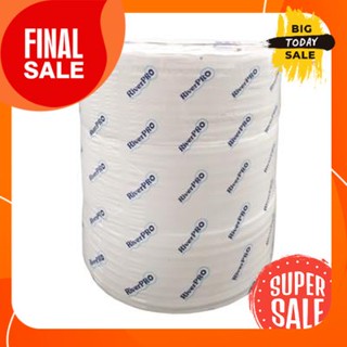 Tissue Paper Big Roll RIVERPRO Model JRT Special 1ply Size 500 m. White