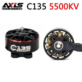 Axisflying มอเตอร์ไร้แปรงถ่าน C135 1305 5500KV FPV 4S Lipo เพลา 1.5 มม. สําหรับไม้จิ้มฟัน โดรนบังคับวิทยุ 2.0 นิ้ว Cinewhoop 2.5 นิ้ว FPV