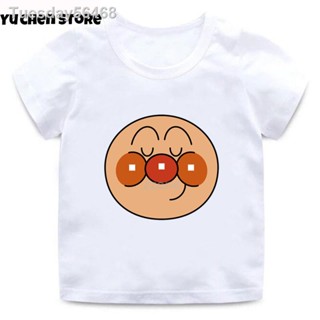 ❐❖2022 New Boys and Girls Anpanman With Cartoon Print T shirt Kids Baikinman Funny Clothes Baby Summ_02