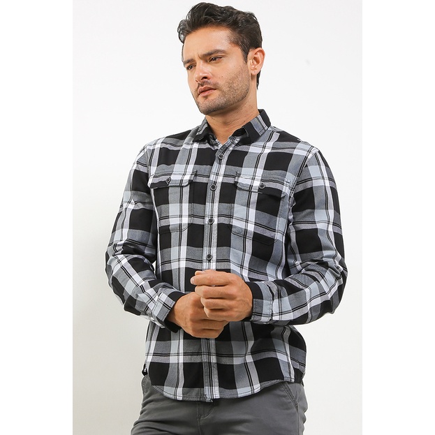 KEMEJA Cardinal เสื้อเชิ้ตทรงสลิมผู้ชาย C2344J04C