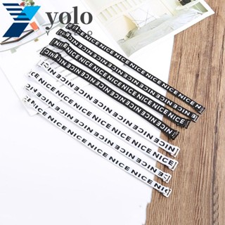 Yolo สายคล้องไหล่ ผ้าโพลีเอสเตอร์ พิมพ์ลายตัวอักษร พร้อมตะขอสไลด์ แบบเปลี่ยน สําหรับเล่นกีฬา