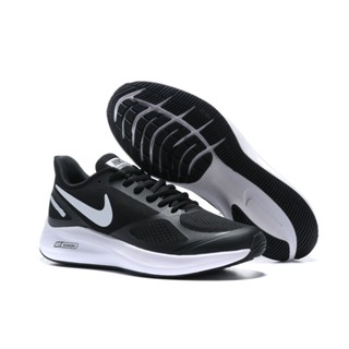 Nike zoom moon landing 7x black and white running shoes casual sports shoes and 36-45