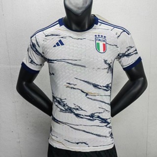 เสื้อกีฬาแขนสั้น ลายทีมชาติฟุตบอล Italy Away 23-24 ไซซ์ S-XXL