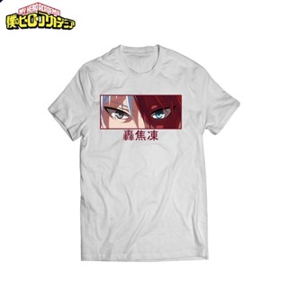 เสื้อเบลาส์ - อะนิเมะทางกฎหมาย Tee / My Hero Academia x- Shotos Eyes เสื้อยืดเสื้ออะนิเมะสําหรับผู