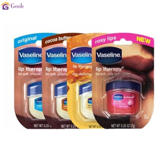 Pure Vaseline ลิปบาล์ม ครีมให้ความชุ่มชื้นสำหรับผิวกาย Lip Care Natural Plant Organic Lip Balm 【Goob】