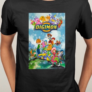 Short Sleeve T-shirt shirt Digimon Adventure Agumon Taichi Yagami Gabumon Yamato anime O-Neck Men Fashion cotton Ca_07