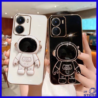 เคส Vivo Y16 Y35 Y02 Y02S Y22 Y22S Y12 Y15 Y17 Y15S Y01A Y01 Astronaut Stand Case 2C-YHY