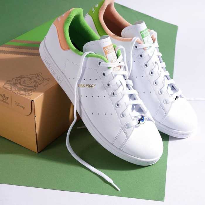 🔹ขายด่ว☀️🔥ทักแชทรับโค้ด🔥​ Adidas Stan Smith "PIGGY AND KERMIT" (GZ5863) สินค้าลิขสิทธิ์แท้ Adidas รองเท้าลำลอง