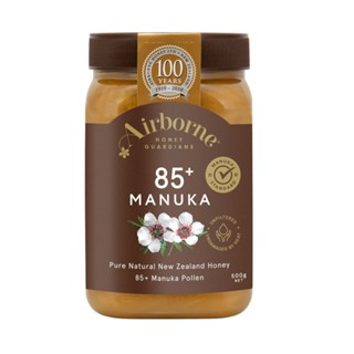 แอร์บอร์น 500กAIRBORNE น้ำผื้งมานูก้าแอคทิฟ 85+MANUKA HONEY ACTIVEAAH85+500G