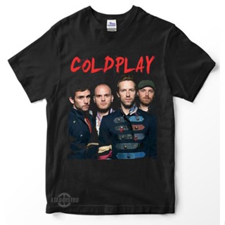 เสื้อยืดพรีเมี่ยม พิมพ์ลาย coldplay 2nd VIVA LA VIDA