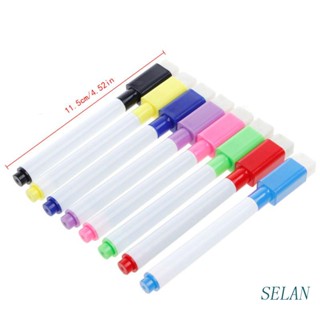 Selan ปากกาไวท์บอร์ด ลบได้ สีดํา 5 ชิ้น ต่อชุด