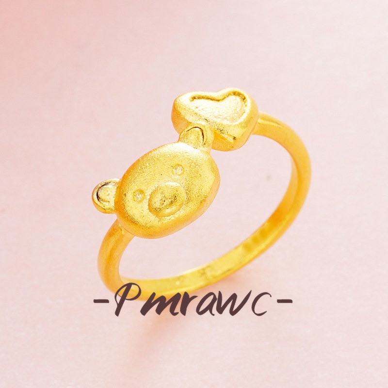 Pmrwc | Au999 แหวน Coati สีทอง FS378