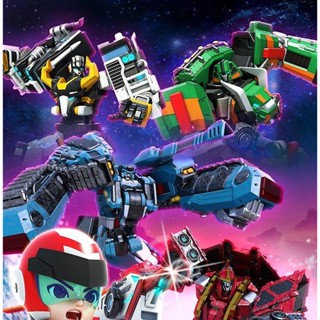 ของเล่นหุ่นยนต์การ์ตูนนักสืบเกาหลี Galaxy Tobot Transformation Car to Robot