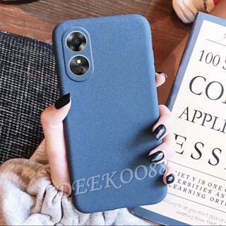 เคสโทรศัพท์มือถือแบบนิ่ม TPU ผิวด้าน กันรอยกล้อง สีพื้น เรียบง่าย สําหรับ OPPO A78 A17K Reno8 T Reno 8 8T 4G 5G Reno8T OPPOA78