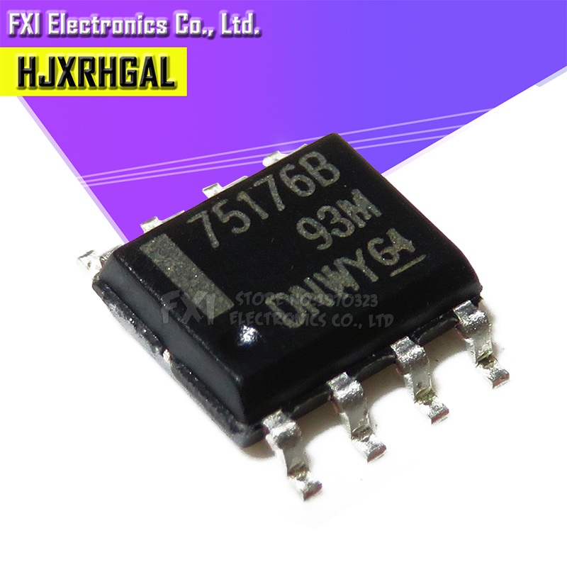 10PCS SN75176BDR SN75176B SOP8 SOP SN75176 SMD 751 ใหม่