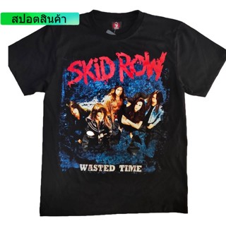 ▦✇♛เสื้อวงร็อค Skid Row Tshirt Rock เสื้อยืดวงร็อค Skid Row